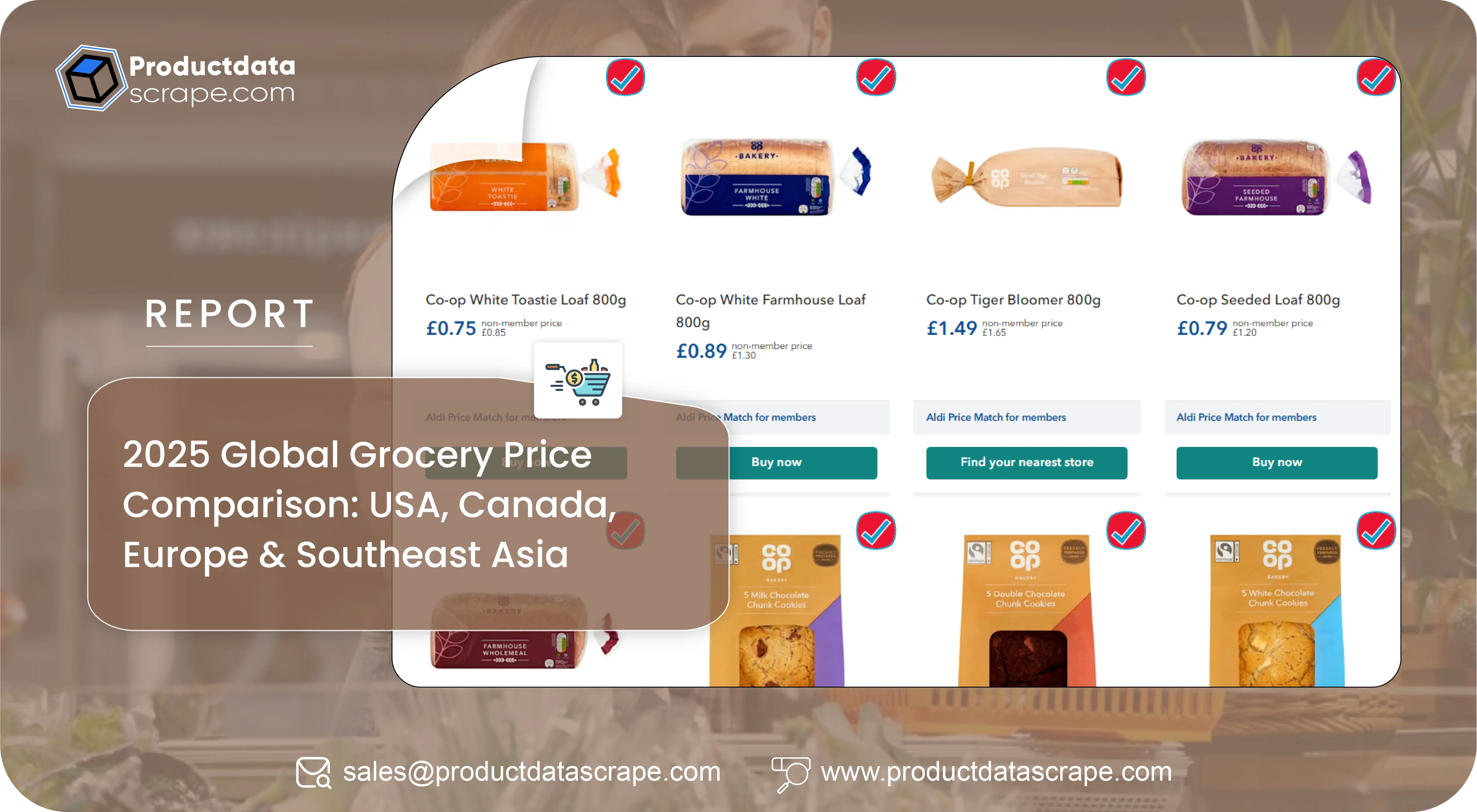2025 Global Grocery Price Comparison USA, Canada, Europe & Southeast Asia